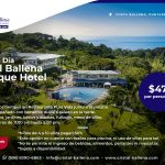 Disfrute del Pase del Día en Cristal Ballena: piscina panorámica, senderos tropicales y atardeceres únicos.